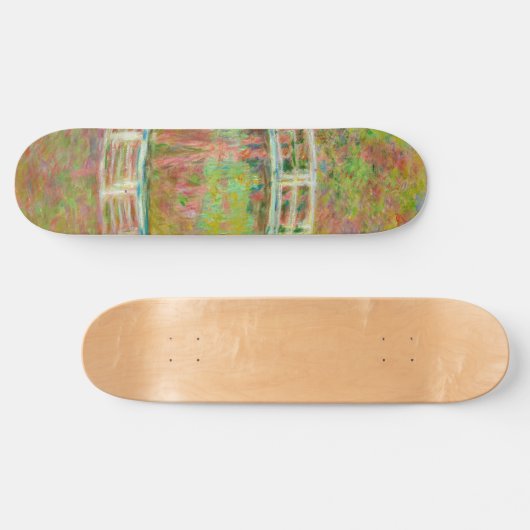 Claude Monet - Japanische Brücke, Giverny Skateboard (Horizontal)