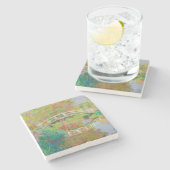 Claude Monet - Japanische Brücke, Giverny Steinuntersetzer (Seitenansicht)