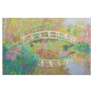 Claude Monet - Japanische Brücke, Giverny Stoff
