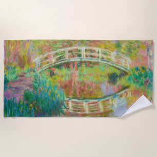 Claude Monet - Japanische Brücke, Giverny Strandtuch