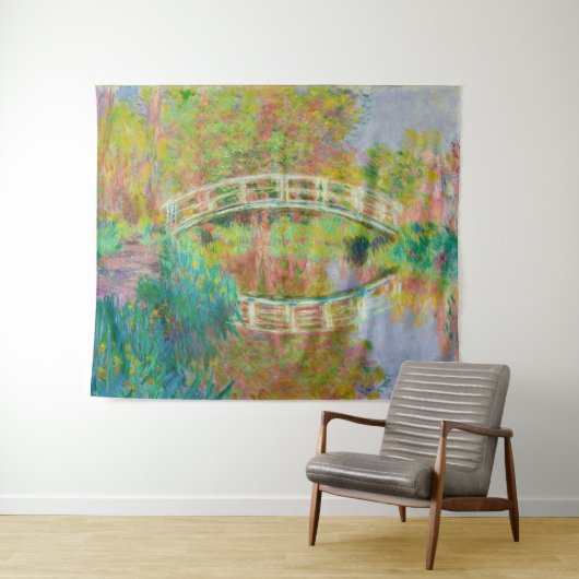 Claude Monet - Japanische Brücke, Giverny Wandteppich (Beispiel (Horizontal))