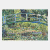Claude Monet - Japanische Brücke in Giverny Geschenkpapier Set (Vorderseite 3)