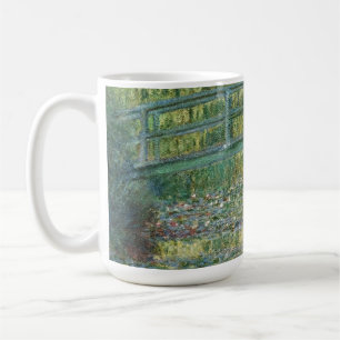 Claude Monet Japanische Brücke Seerosen Kunst Kaffeetasse
