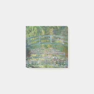 Claude Monet Japanische Brücke Seerosen Kunst Post-it Klebezettel