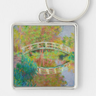 Claude Monet - Japanische Fußgängerbrücke, Giverny Schlüsselanhänger