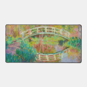 Claude Monet - Japanische Fußgängerbrücke, Giverny Schreibtischunterlage