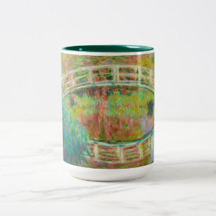 Claude Monet - Japanische Fußgängerbrücke, Giverny Zweifarbige Tasse