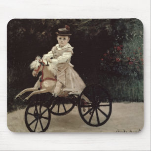 Claude Monet   Jean Monet auf seinem Hobby-Pferd, Mousepad