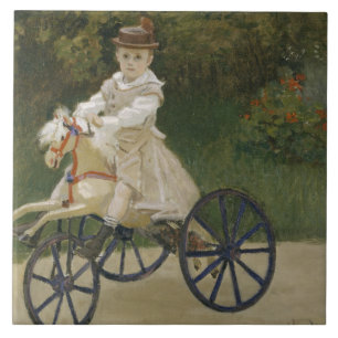 Claude Monet - Jean Monet über sein Hobby-Pferd Fliese