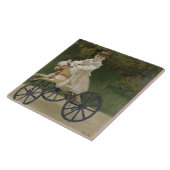 Claude Monet - Jean Monet über sein Hobby-Pferd Fliese (Seite)