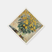 Claude Monet Jerusalem Artichoke Blume 1880 Serviette (Ecke)