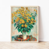 Claude Monet Jerusalem Artichoke Blume Art Print Poster
