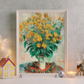 Claude Monet Jerusalem Artichoke Blume Art Print Poster