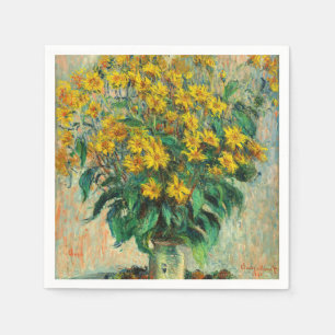 Claude Monet - Jerusalem-Artischockenblüten Serviette