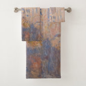 Claude Monet - Kathedrale Rouen bei Sonnenuntergan Badhandtuch Set (Insitu)