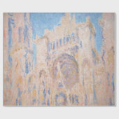Claude Monet - Kathedrale Rouen bei Sonnenuntergan Geschenkpapier (Flach)