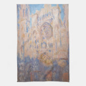 Claude Monet - Kathedrale Rouen bei Sonnenuntergan Geschirrtuch (Vertikal)