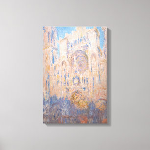 Claude Monet - Kathedrale Rouen bei Sonnenuntergan Leinwanddruck