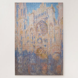 Claude Monet - Kathedrale Rouen bei Sonnenuntergan Puzzle