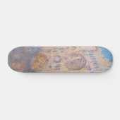 Claude Monet - Kathedrale Rouen bei Sonnenuntergan Skateboard (Horizontal)