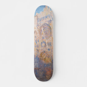Claude Monet - Kathedrale Rouen bei Sonnenuntergan Skateboard