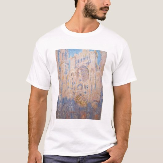 Claude Monet - Kathedrale Rouen bei Sonnenuntergan T-Shirt (Vorderseite)