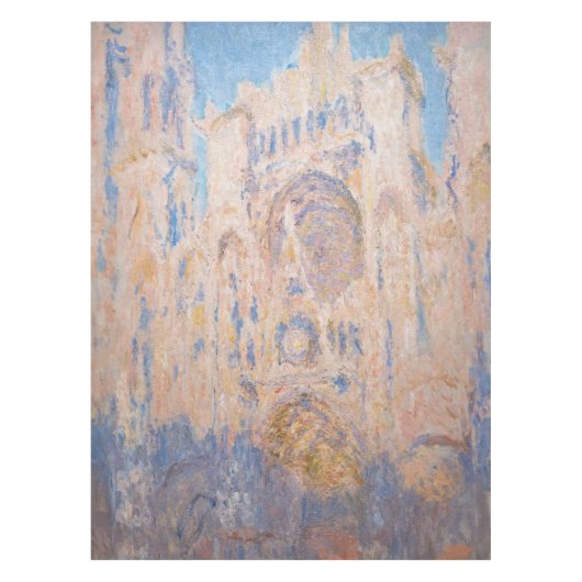Claude Monet - Kathedrale Rouen bei Sonnenuntergan Tischdecke (Vorderseite)