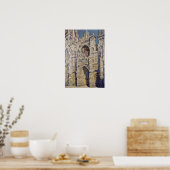 Claude Monet - Kathedrale Rouen Poster (Küche)