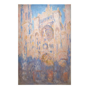 Claude Monet - Kathedrale von Rouen bei Sonnenunte Fotodruck