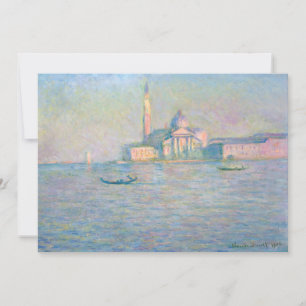 Claude Monet - Kirche San Giorgio Maggiore Dankeskarte