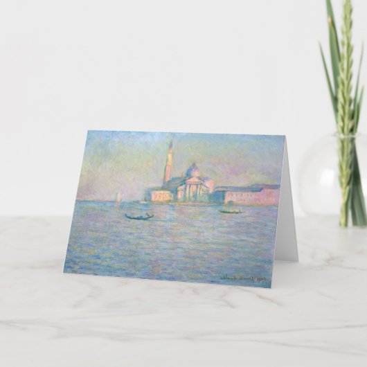 Claude Monet - Kirche San Giorgio Maggiore Karte (Vorderseite)