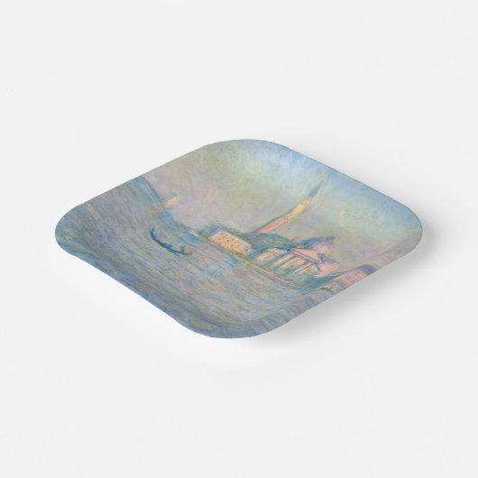 Claude Monet - Kirche San Giorgio Maggiore Pappteller (Gewinkelt)