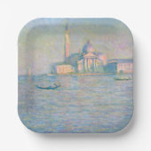 Claude Monet - Kirche San Giorgio Maggiore Pappteller (Vorderseite)