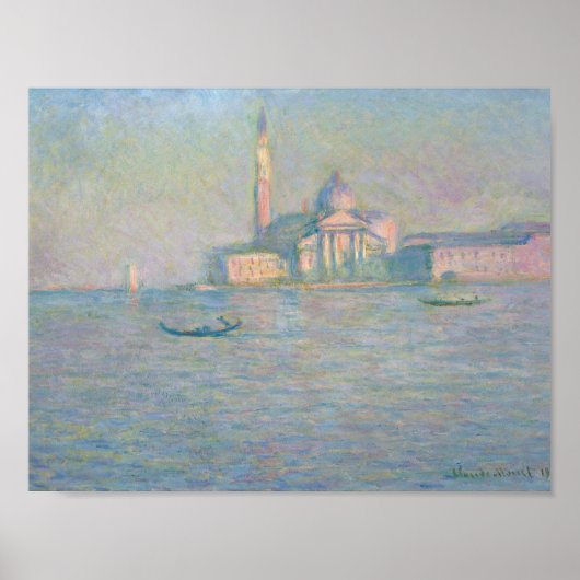 Claude Monet - Kirche San Giorgio Maggiore, Poster (Vorne)