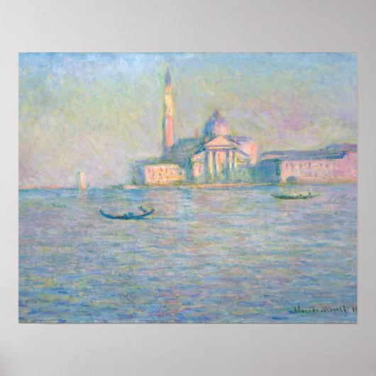 Claude Monet - Kirche San Giorgio Maggiore Poster (Vorne)