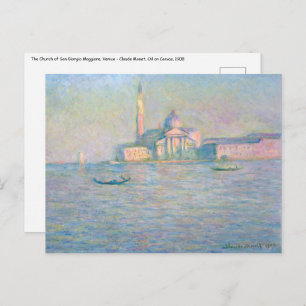 Claude Monet - Kirche San Giorgio Maggiore Postkarte