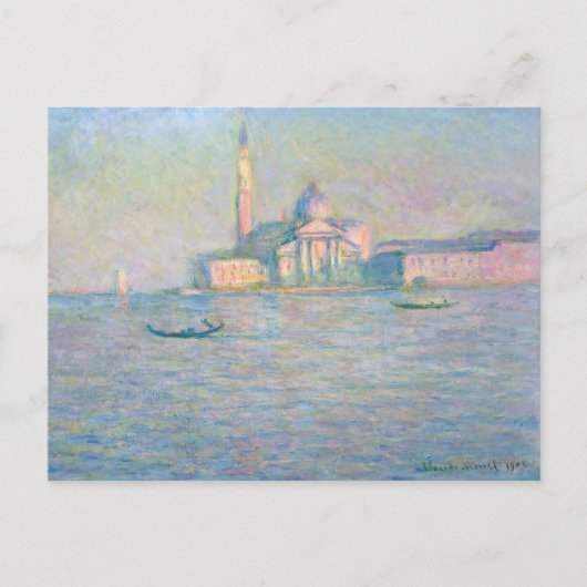 Claude Monet - Kirche San Giorgio Maggiore Postkarte (Vorderseite)