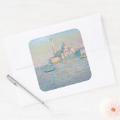 Claude Monet - Kirche San Giorgio Maggiore Quadratischer Aufkleber (Umschlag)