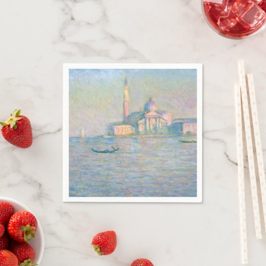 Claude Monet - Kirche San Giorgio Maggiore Serviette (Beispiel)