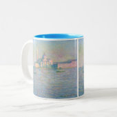 Claude Monet - Kirche San Giorgio Maggiore Zweifarbige Tasse (Vorderseite Links)