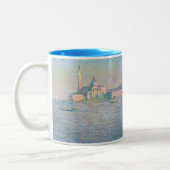 Claude Monet - Kirche San Giorgio Maggiore Zweifarbige Tasse (Links)