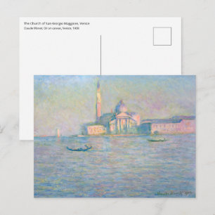 Claude Monet - Kirche von San Giorgio Maggiore Postkarte
