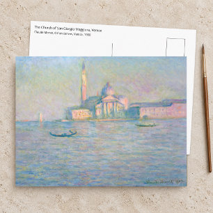 Claude Monet - Kirche von San Giorgio Maggiore Postkarte