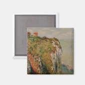 Claude Monet | Klippe bei Dieppe, 1882 Magnet (Vorderseite/Rückseite)