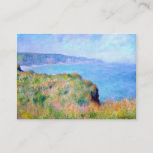 Claude Monet: Klippe nahe Pourville Visitenkarte