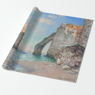 Claude Monet - Klippen bei Etretat Geschenkpapier