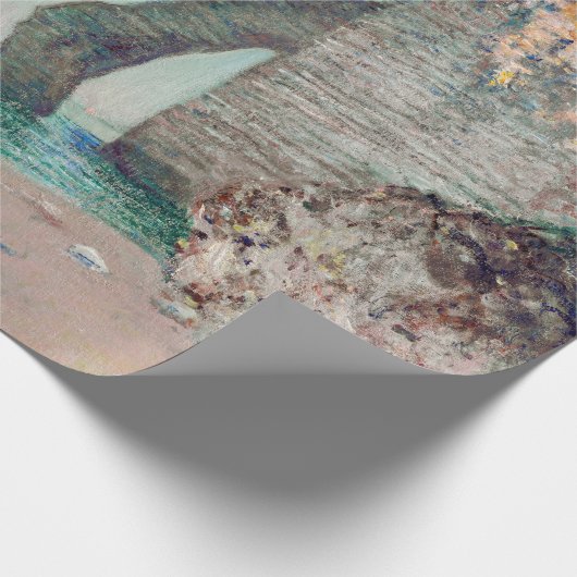 Claude Monet - Klippen bei Etretat Geschenkpapier (Ecke)