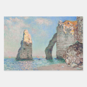 Claude Monet - Klippen bei Etretat Geschenkpapier Set