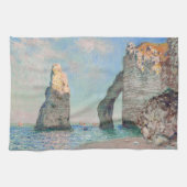Claude Monet - Klippen bei Etretat Geschirrtuch (Horizontal)