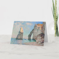 Claude Monet - Klippen bei Etretat